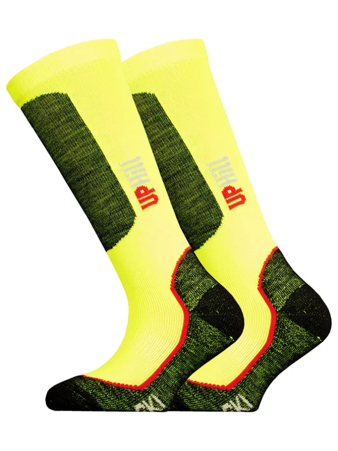 Wintersportsocken in Gelb