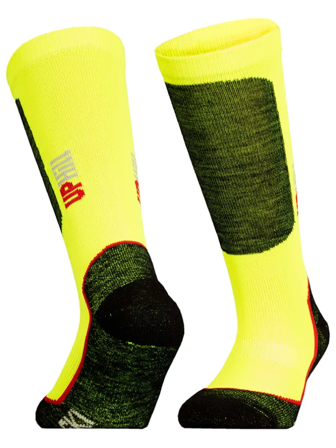 Wintersportsocken in Gelb