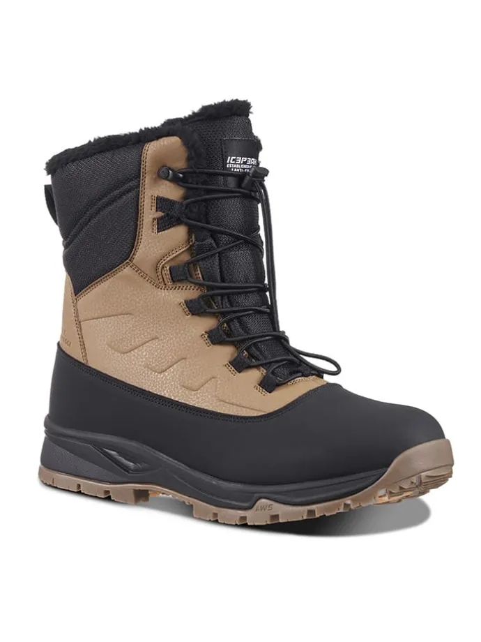 Winterstiefel "Alofi" in Schwarz/ Hellbraun