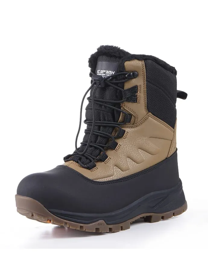 Winterstiefel "Alofi" in Schwarz/ Hellbraun