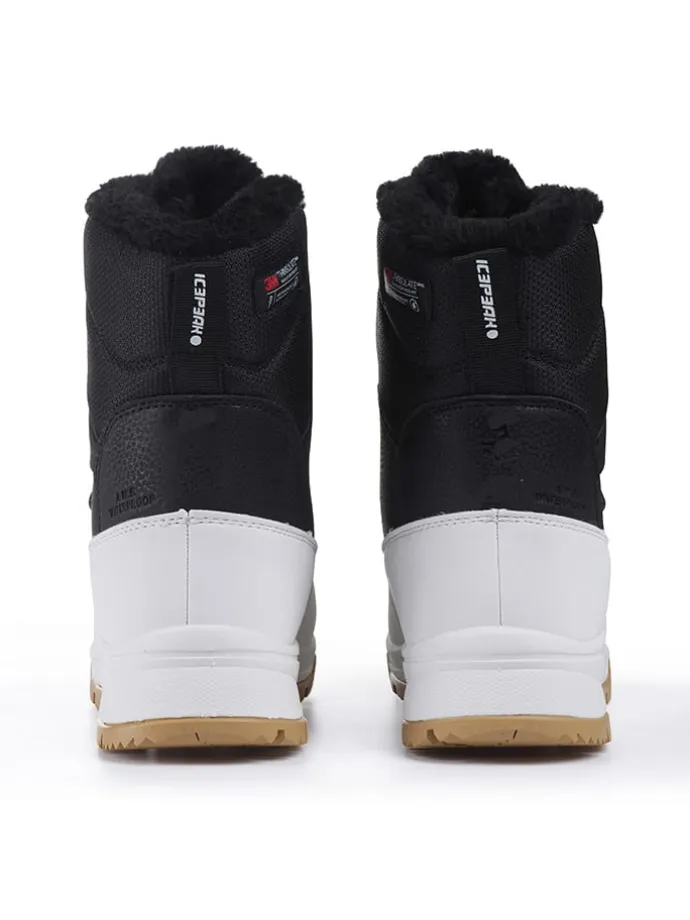 Winterstiefel "Alofi" in Weiß/ Schwarz