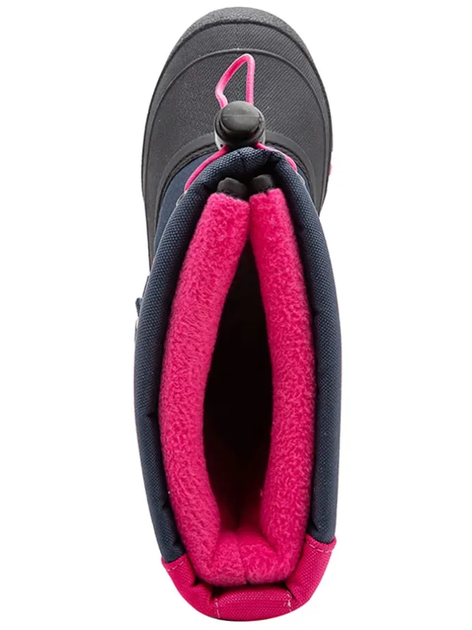 Winterstiefel "Kanga-Bean II" in Dunkelblau/ Pink