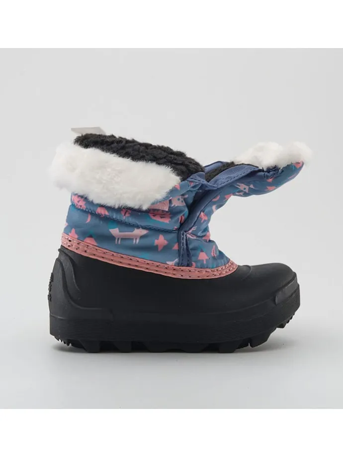 Winterstiefel "Snowbug 7" in Hellblau/ Rosa