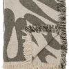 Wohndecke ''Alk'' in Beige/ Grün - (L)160 x (B)130 cm