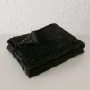 Wohndecke "Hygge" in Schwarz - (L)180 x (B)130 cm