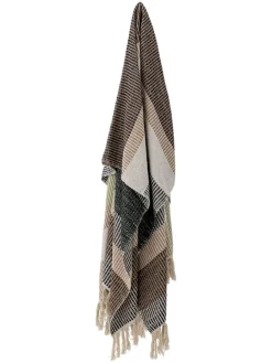 Wohndecke ''Isnel'' in Beige/ Braun - (L)160 x (B)130 cm