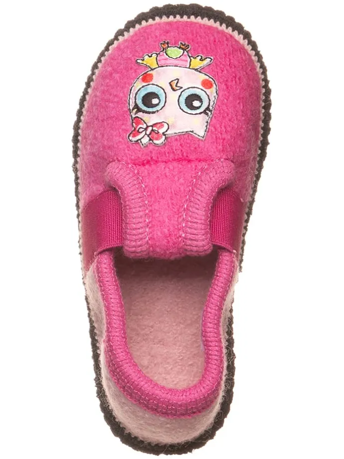 Wollfilz-Hausschuhe "Bobby Küken" in Pink
