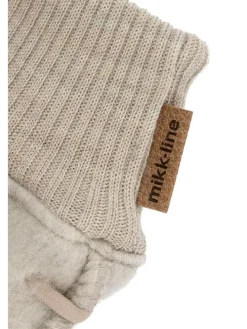 Wollfäustlinge in Beige