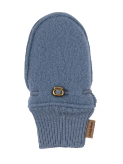 Wollfäustlinge in Blau