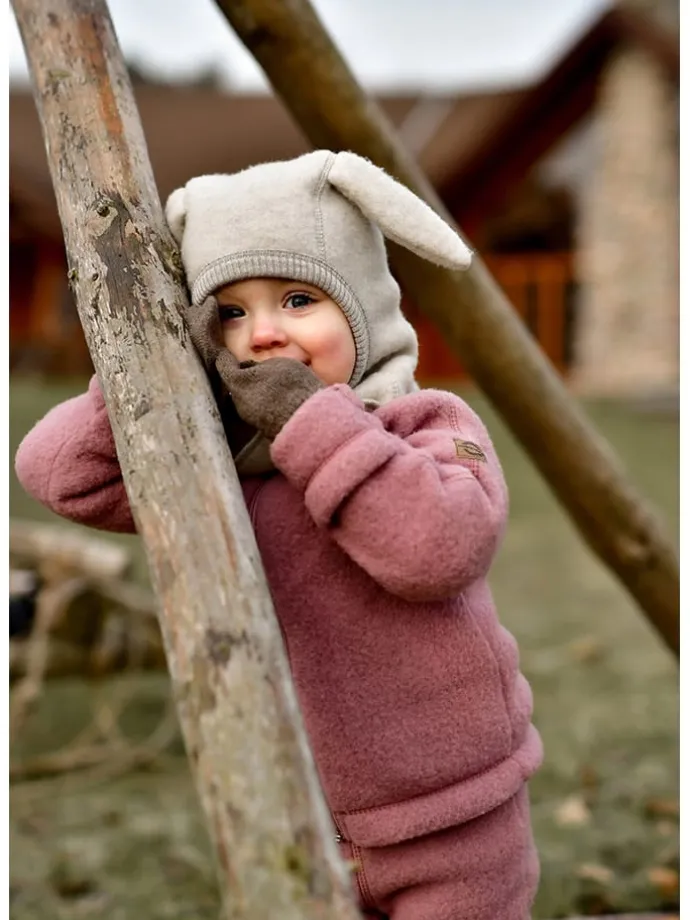 Wolljacke in Altrosa