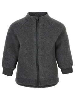 Wolljacke in Anthrazit
