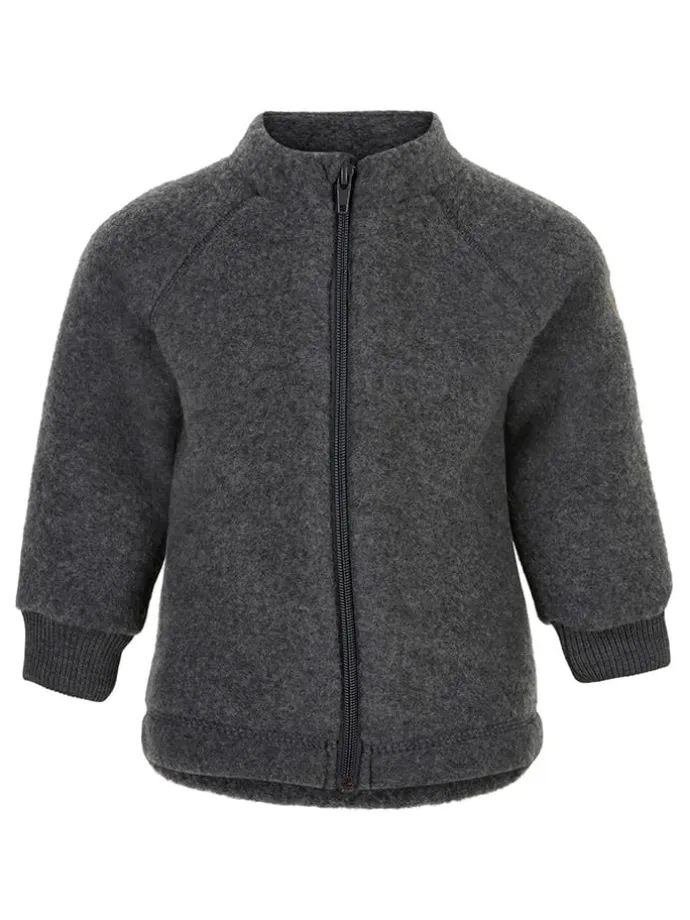 Wolljacke in Anthrazit
