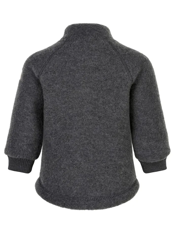 Wolljacke in Anthrazit
