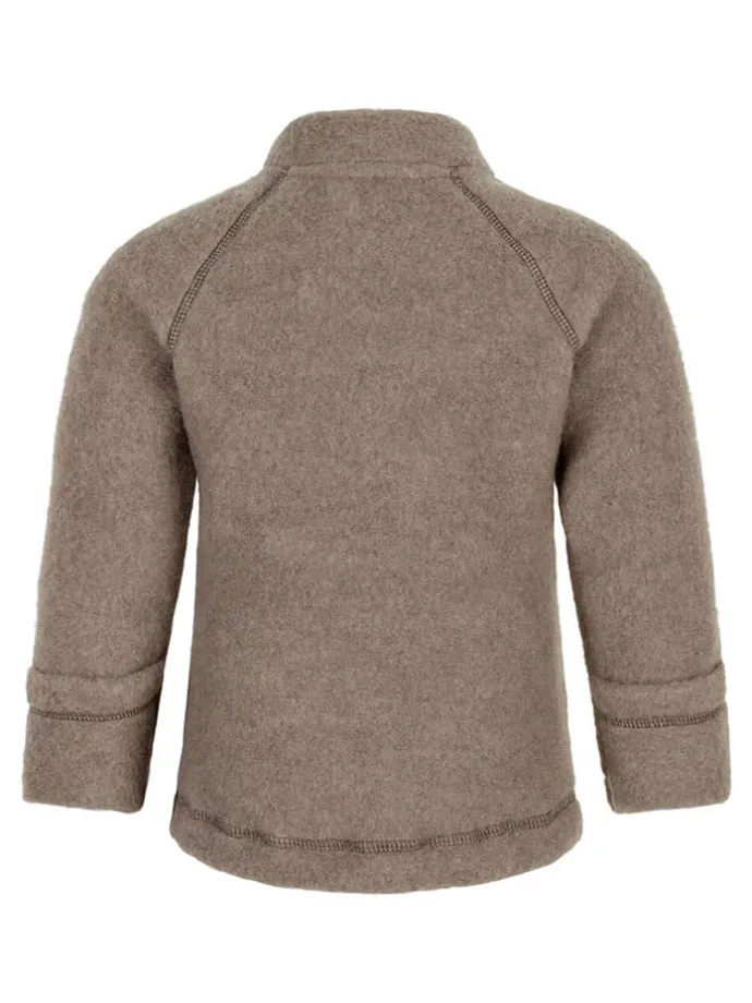 Wolljacke in Hellbraun