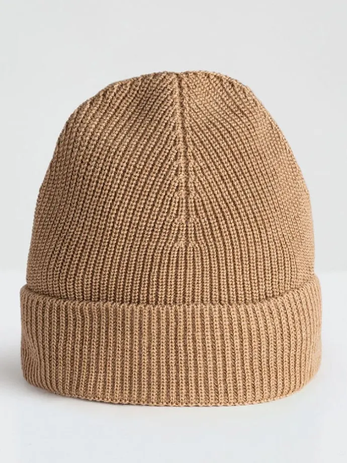 Wollmütze in Beige