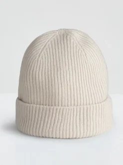 Wollmütze in Creme
