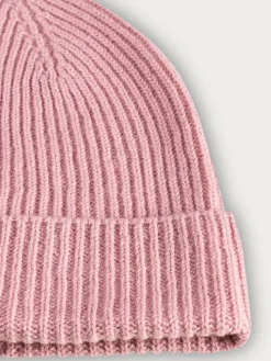 Wollmütze in Rosa