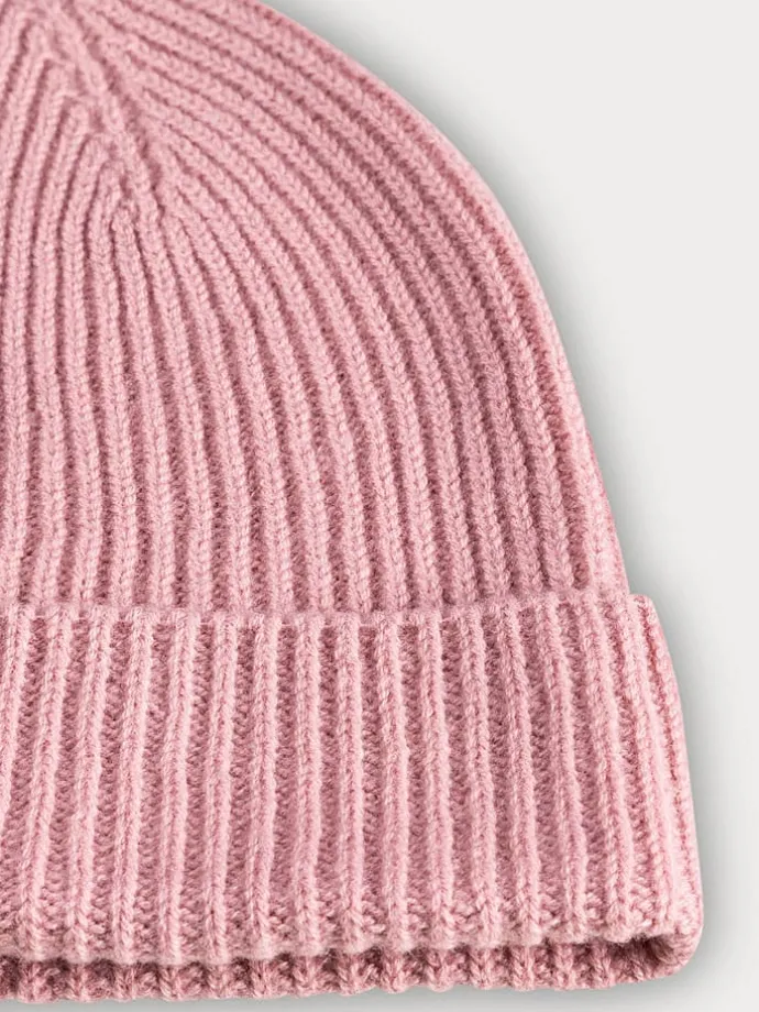 Wollmütze in Rosa