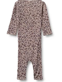 Woll-Overall in Lila