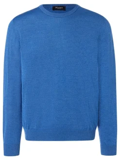 Wollpullover in Blau
