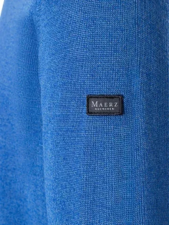 Wollpullover in Blau