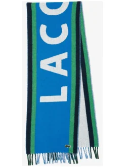 Wollschal in Blau