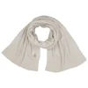 Wollschal in Creme