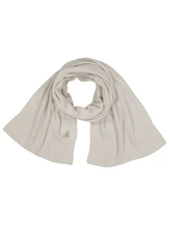 Wollschal in Creme