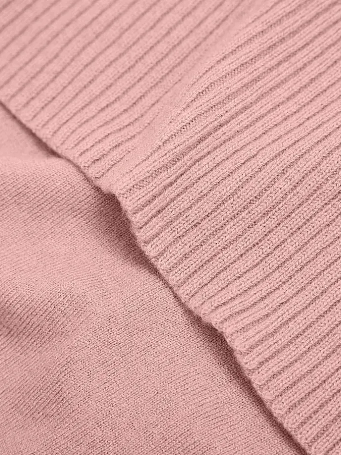 Wollschal in Rosa