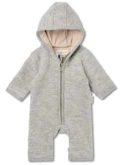 Wollwalk-Overall "Elli" in Grau