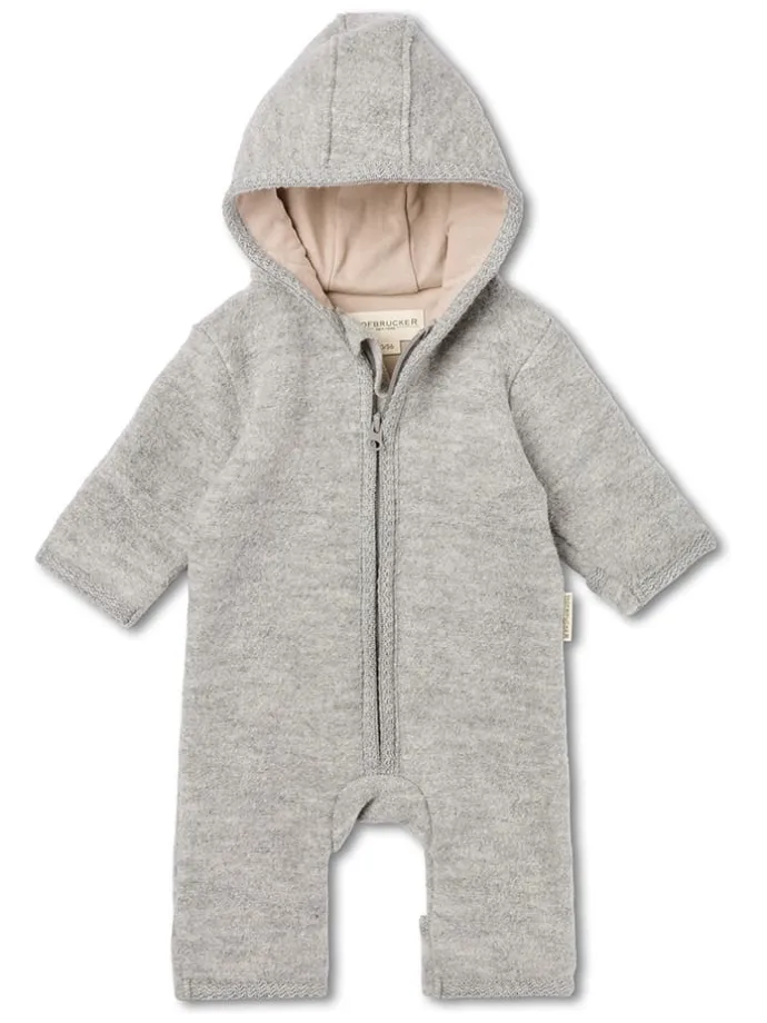 Wollwalk-Overall "Elli" in Grau