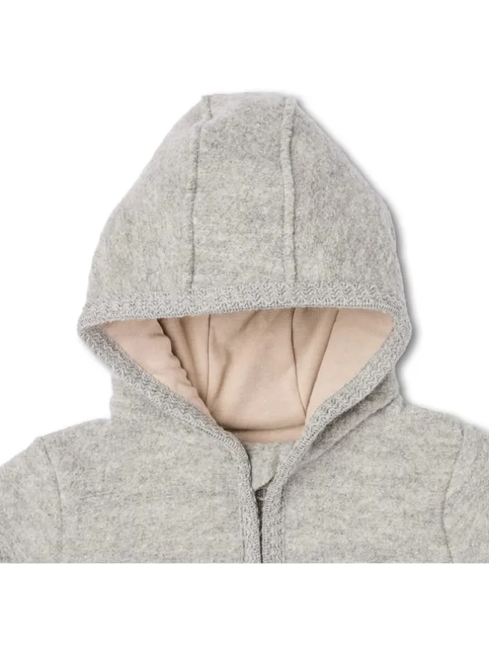 Wollwalk-Overall "Elli" in Grau