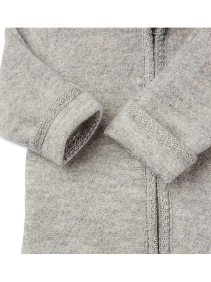 Wollwalk-Overall "Elli" in Grau