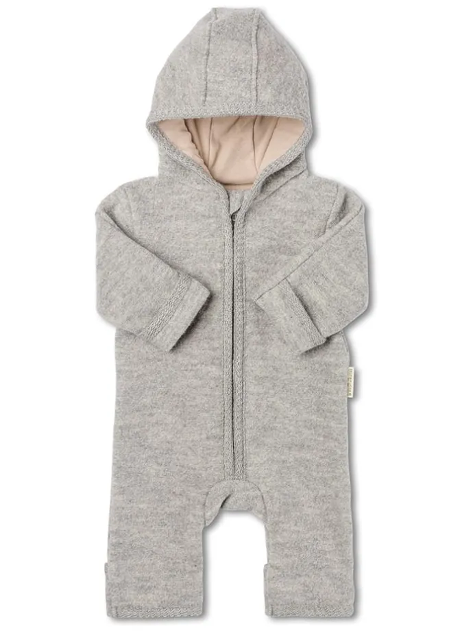 Wollwalk-Overall "Elli" in Grau