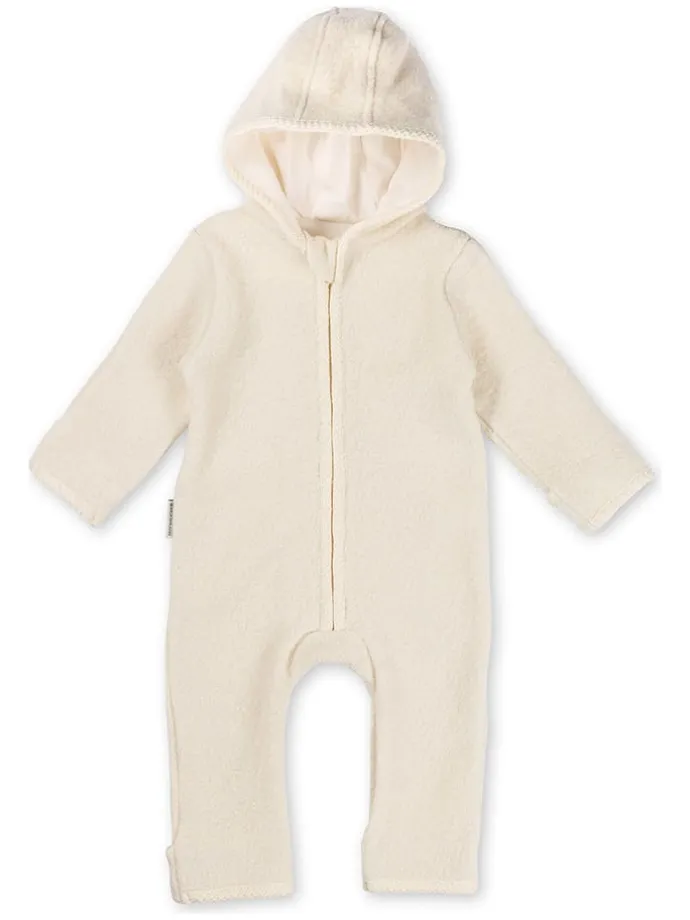 Wollwalk-Overall in Creme