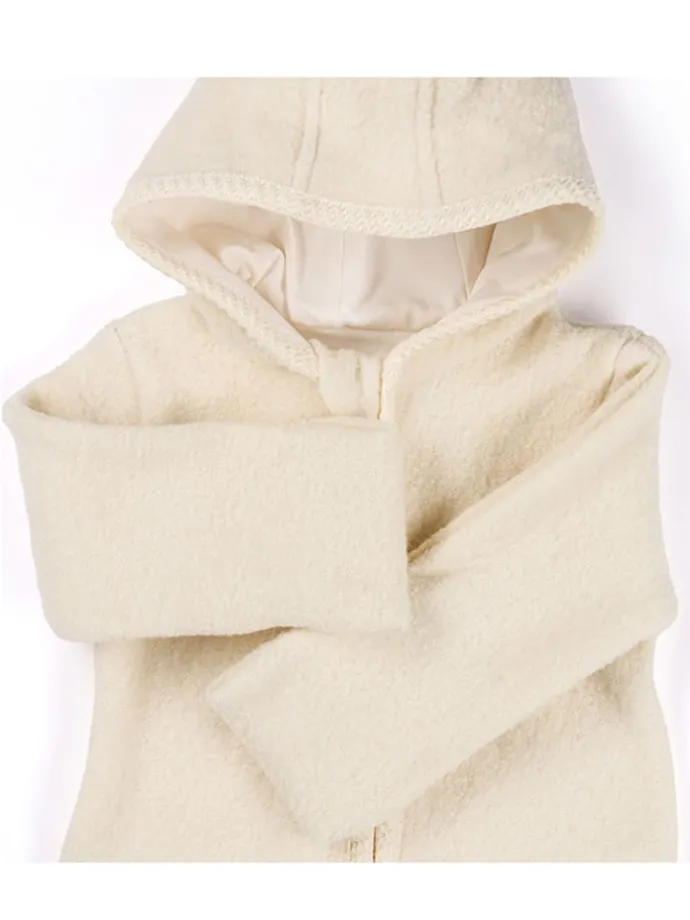 Wollwalk-Overall in Creme