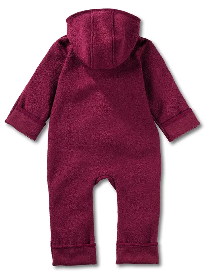 Wollwalk-Overall in Lila
