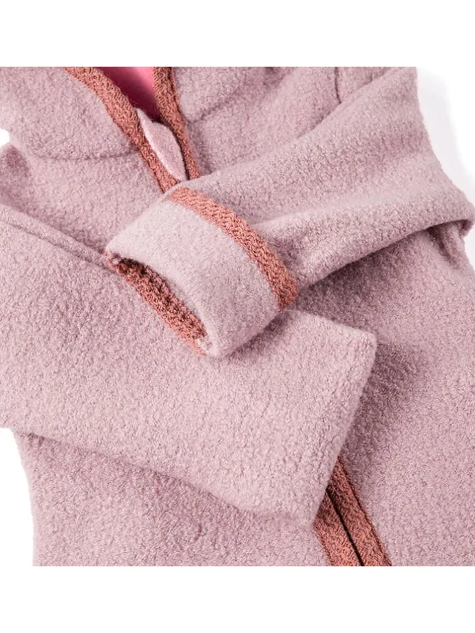 Wollwalk-Overall in Rosa