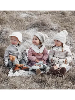 Wärmendes Halstuch - Shearling in Weiß ab 0 Monate