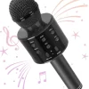 WS-858 Wireless Hifi Speaker Bluetooth Karaoke Mikrofon Schwarz