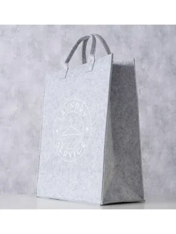 Wäschebeutel ''Laundrie'' in Hellgrau - (B)40 x (H)50 x (T)20 cm