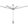 Wäscheschirm "Linomatic 500 Plus" in Silber/ Schwarz - (H)172 cm