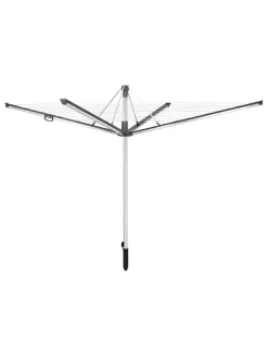 Wäscheschirm "Linomatic 500 Plus" in Silber/ Schwarz - (H)172 cm