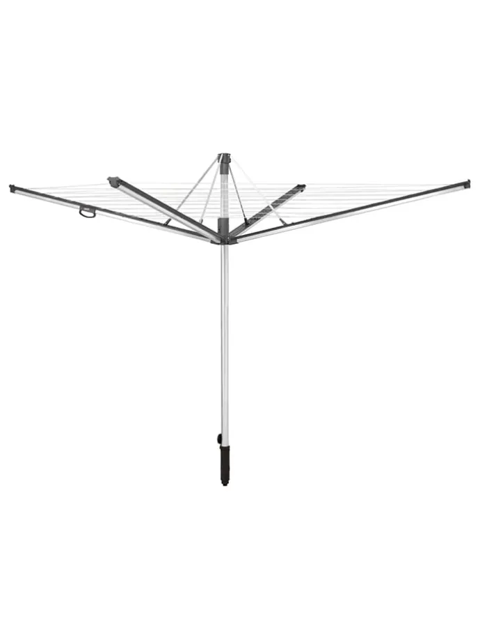 Wäscheschirm "Linomatic 500 Plus" in Silber/ Schwarz - (H)172 cm