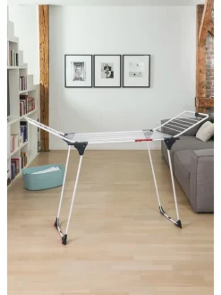 Wäscheständer "King" in Weiß/ Schwarz - (B)174 x (H)91 x (T)57 cm