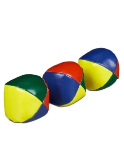 3x Jonglierbälle in Bunt - Ø 6 cm