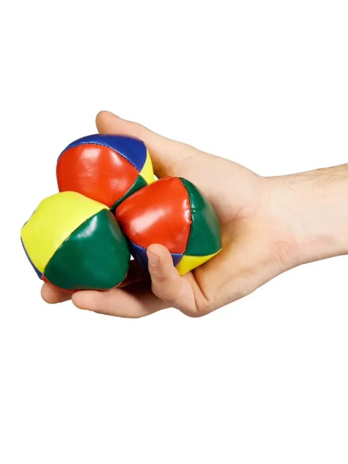 3x Jonglierbälle in Bunt - Ø 6 cm