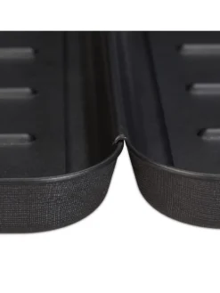 30x Schuhabtropfschale in Schwarz - (B)35 x (H)3 x (T)27 cm