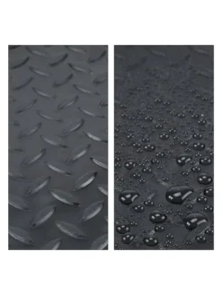 10x Schuhabtropfschale in Schwarz - (B)75 x (H)3 x (T)38 cm