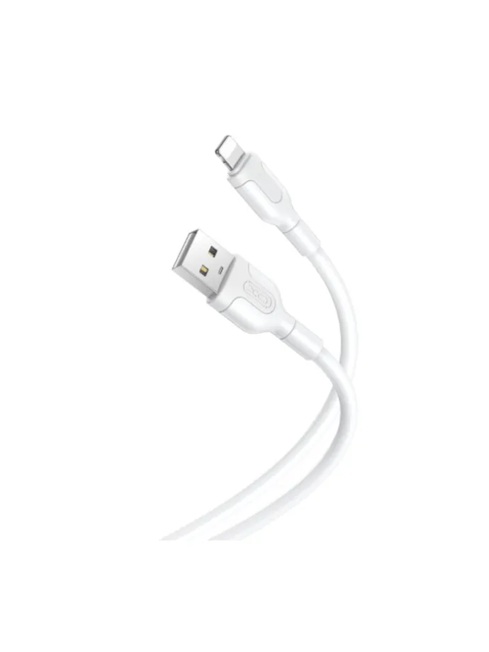 XO-Kabel NB212 USB - iPhone-Anschluss 1,0 m 2,1A weiß in Weiß